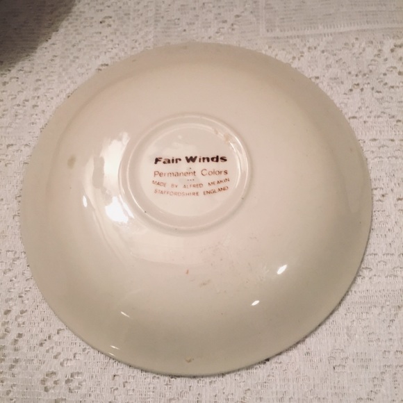 Alfred Meakin Tea Cup, Saucer, and Small Bowl - Picture 9 of 12